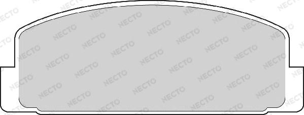 Necto FD6554A - Bremžu uzliku kompl., Disku bremzes autodraugiem.lv