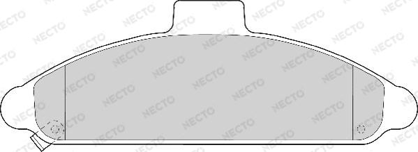 Necto FD6534A - Bremžu uzliku kompl., Disku bremzes autodraugiem.lv