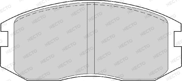 Necto FD6573A - Bremžu uzliku kompl., Disku bremzes autodraugiem.lv