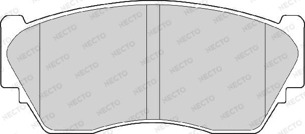 Necto FD6572A - Bremžu uzliku kompl., Disku bremzes autodraugiem.lv