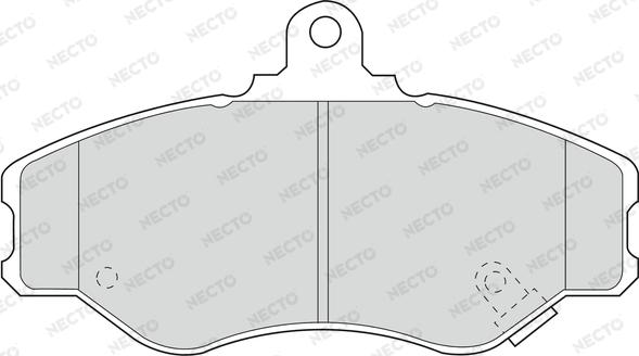 Necto FD6697V - Bremžu uzliku kompl., Disku bremzes autodraugiem.lv