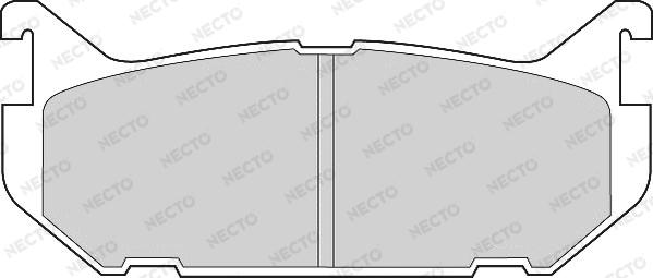 Necto FD6649A - Bremžu uzliku kompl., Disku bremzes autodraugiem.lv