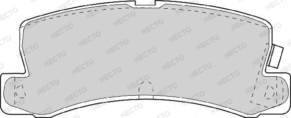 Necto FD6634A - Bremžu uzliku kompl., Disku bremzes autodraugiem.lv