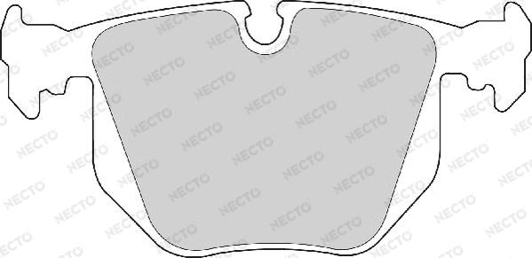 Necto FD6672A - Bremžu uzliku kompl., Disku bremzes autodraugiem.lv