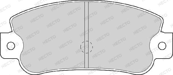 Necto FD6090A - Bremžu uzliku kompl., Disku bremzes autodraugiem.lv