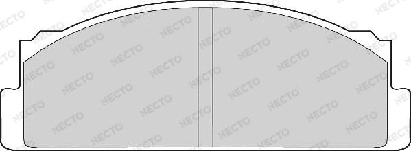 Necto FD607A - Bremžu uzliku kompl., Disku bremzes autodraugiem.lv