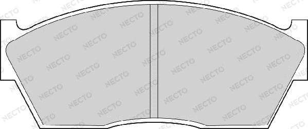 Necto FD6105A - Bremžu uzliku kompl., Disku bremzes autodraugiem.lv