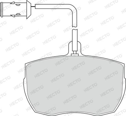 Necto FD6130V - Bremžu uzliku kompl., Disku bremzes autodraugiem.lv