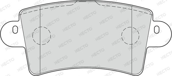 Necto FD6894V - Bremžu uzliku kompl., Disku bremzes autodraugiem.lv