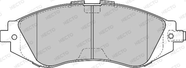 Necto FD6819A - Bremžu uzliku kompl., Disku bremzes autodraugiem.lv