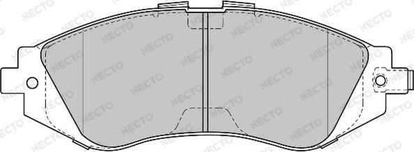 Necto FD6815A - Bremžu uzliku kompl., Disku bremzes autodraugiem.lv