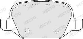 Necto FD6811A - Bremžu uzliku kompl., Disku bremzes autodraugiem.lv
