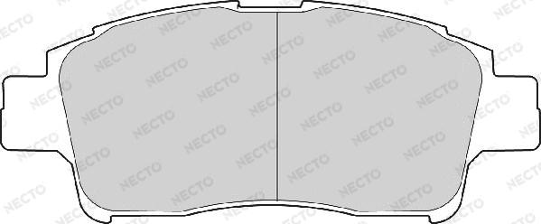 Necto FD6870A - Bremžu uzliku kompl., Disku bremzes autodraugiem.lv