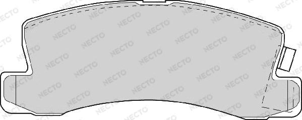 Necto FD6345A - Bremžu uzliku kompl., Disku bremzes autodraugiem.lv