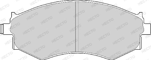 Necto FD6358A - Bremžu uzliku kompl., Disku bremzes autodraugiem.lv