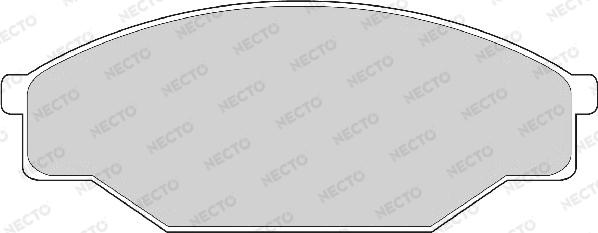 Necto FD6264A - Bremžu uzliku kompl., Disku bremzes autodraugiem.lv