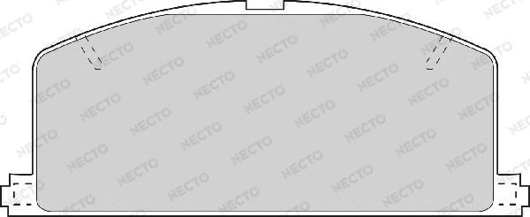 Necto FD6200A - Bremžu uzliku kompl., Disku bremzes autodraugiem.lv