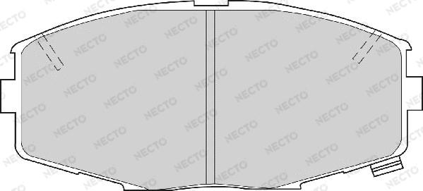 Necto FD6289A - Bremžu uzliku kompl., Disku bremzes autodraugiem.lv