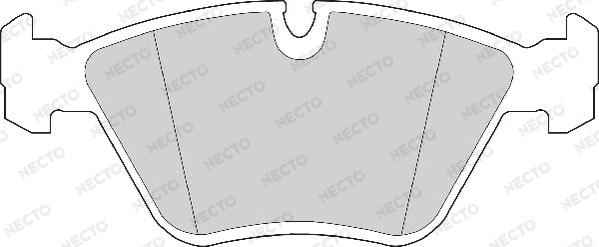 Necto FD6279A - Bremžu uzliku kompl., Disku bremzes autodraugiem.lv