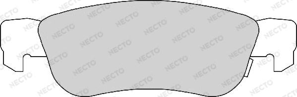 Necto FD6755A - Bremžu uzliku kompl., Disku bremzes autodraugiem.lv