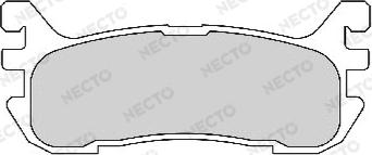 Necto FD6750A - Bremžu uzliku kompl., Disku bremzes autodraugiem.lv