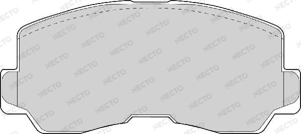 Necto FD6704A - Bremžu uzliku kompl., Disku bremzes autodraugiem.lv