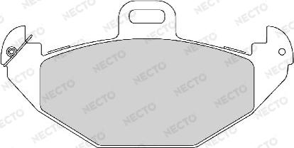 Necto FD6776A - Bremžu uzliku kompl., Disku bremzes autodraugiem.lv