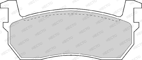 Necto FD891A - Bremžu uzliku kompl., Disku bremzes autodraugiem.lv