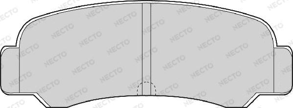 Necto FD862A - Bremžu uzliku kompl., Disku bremzes autodraugiem.lv