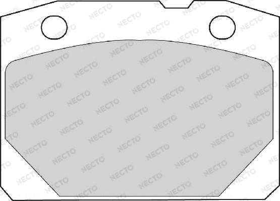 Necto FD810A - Bremžu uzliku kompl., Disku bremzes autodraugiem.lv