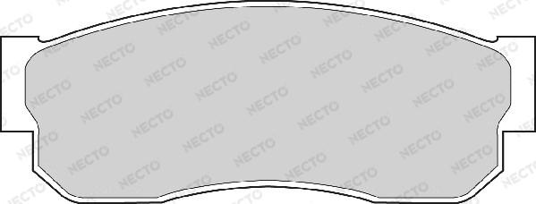 Necto FD875A - Bremžu uzliku kompl., Disku bremzes autodraugiem.lv