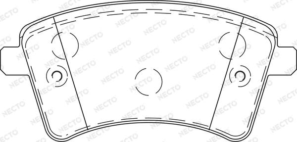 Necto FD7450A - Bremžu uzliku kompl., Disku bremzes autodraugiem.lv