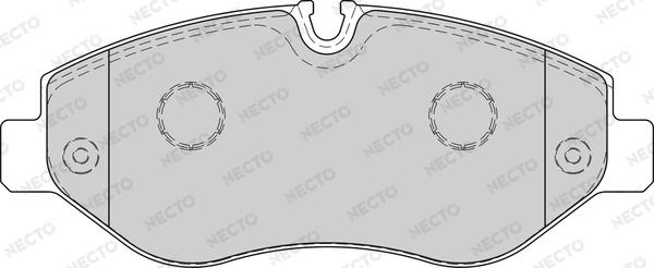 Necto FD7581V - Bremžu uzliku kompl., Disku bremzes autodraugiem.lv