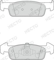 Necto FD7656A - Bremžu uzliku kompl., Disku bremzes autodraugiem.lv
