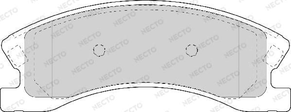 Necto FD7092A - Bremžu uzliku kompl., Disku bremzes autodraugiem.lv