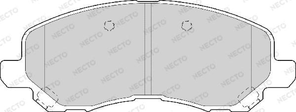Necto FD7066A - Bremžu uzliku kompl., Disku bremzes autodraugiem.lv
