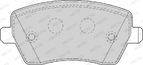 Necto FD7063A - Bremžu uzliku kompl., Disku bremzes autodraugiem.lv
