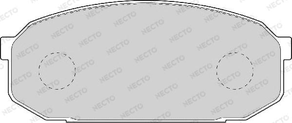 Necto FD7002A - Bremžu uzliku kompl., Disku bremzes autodraugiem.lv