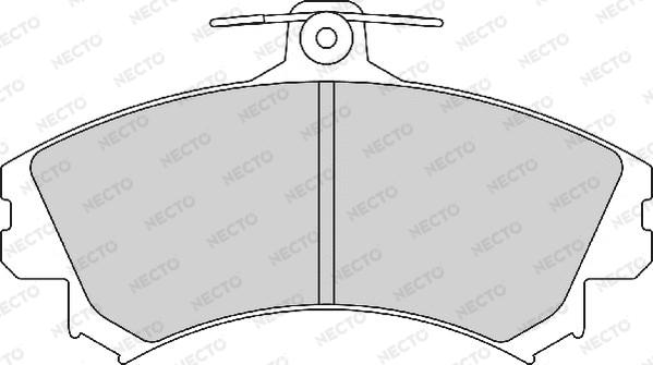 Necto FD7151A - Bremžu uzliku kompl., Disku bremzes autodraugiem.lv