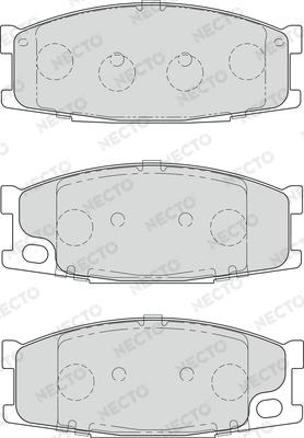 DJ Parts BP1203 - Bremžu uzliku kompl., Disku bremzes autodraugiem.lv