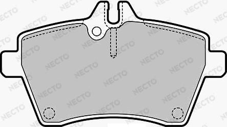 Necto FD7161A - Bremžu uzliku kompl., Disku bremzes autodraugiem.lv