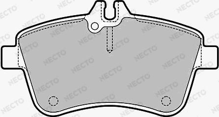Necto FD7162A - Bremžu uzliku kompl., Disku bremzes autodraugiem.lv