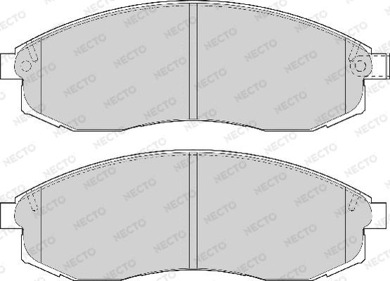 Necto FD7107A - Bremžu uzliku kompl., Disku bremzes autodraugiem.lv
