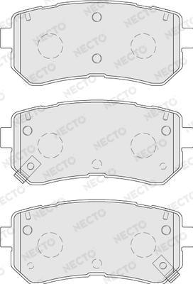 Necto FD7770A - Bremžu uzliku kompl., Disku bremzes autodraugiem.lv