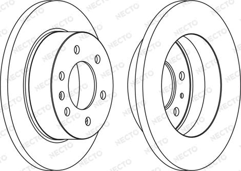 Necto WN1556 - Bremžu diski autodraugiem.lv