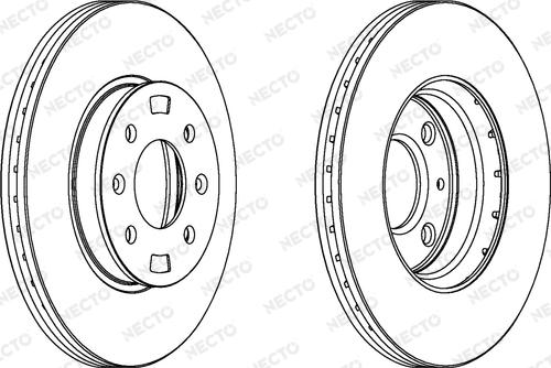 Necto WN1564 - Bremžu diski autodraugiem.lv