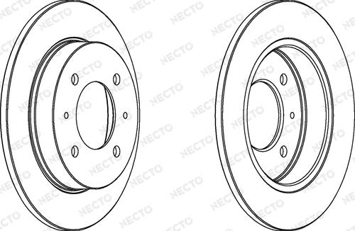 Necto WN1198 - Bremžu diski autodraugiem.lv