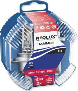 NEOLUX® N472EL-HCB - Kvēlspuldze, Tālās gaismas lukturis autodraugiem.lv