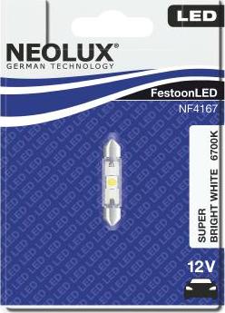 NEOLUX® NF4167-01B - Kvēlspuldze, Salona telpas apgaismojums autodraugiem.lv
