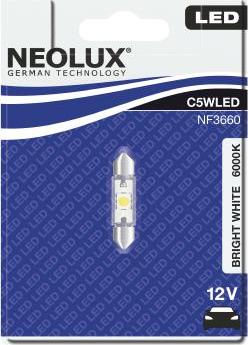 NEOLUX® NF3660-01B - Kvēlspuldze, Salona telpas apgaismojums autodraugiem.lv